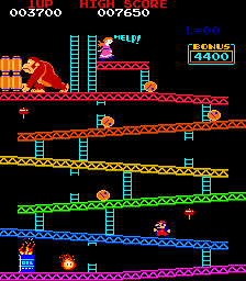 Donkey Kong - Arcade Rainbow (hack) [Hack]