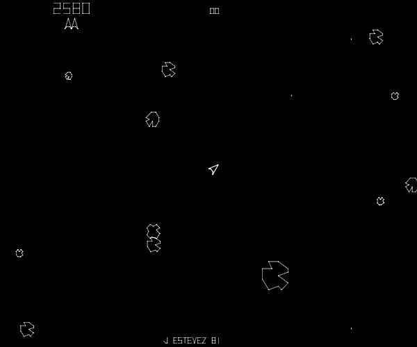 Space Rocks (Spanish clone of Asteroids) [Bootleg]