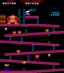 Donkey Kong (2600 graphics, hack) [Hack]
